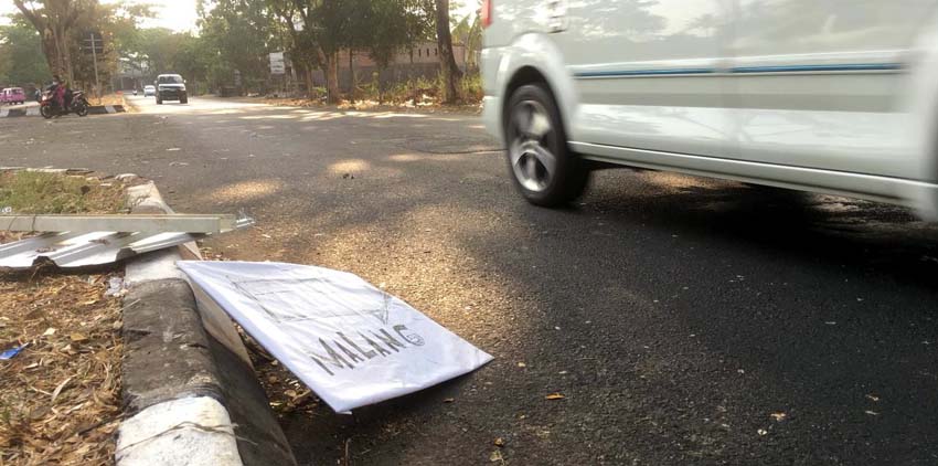 Sampah Jalibar usai Kirab Budaya. (sur)