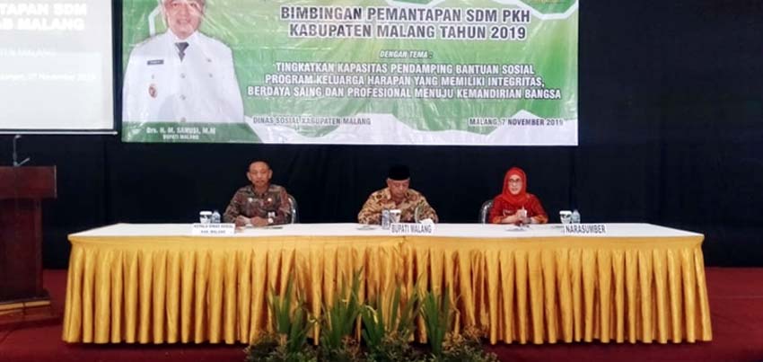 Acara Bimtek dan Pemantapan SDM PKH. (sur)