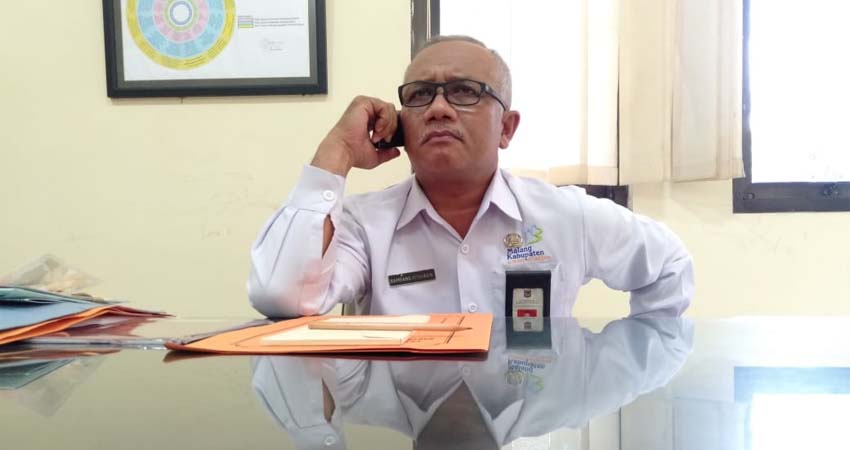 Bambang Istiawan Kepala BPBD Kabupaten Malang. (Sur)