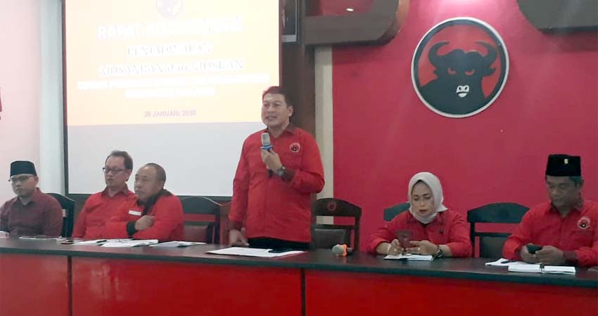 Didik Gatot Subroto Ketua DPC PDIP Kabupaten Malang. (ist)