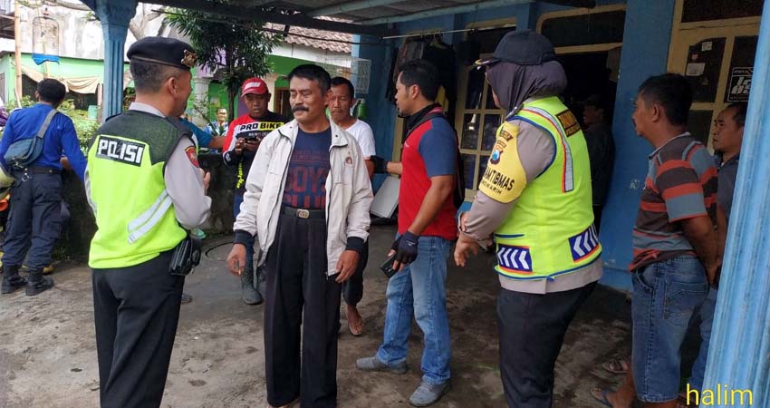 LOKASI : Lokasi kejadian kebakaran. (Humas Polres Malang)