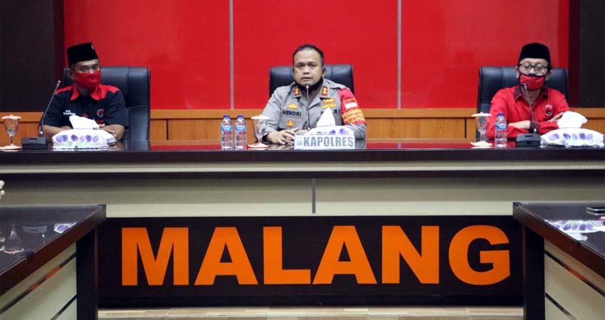 PDIP Resmi Adukan Insiden Pembakaran Bendera ke Polres Malang, Kapolres Minta Jaga Kondusifitas