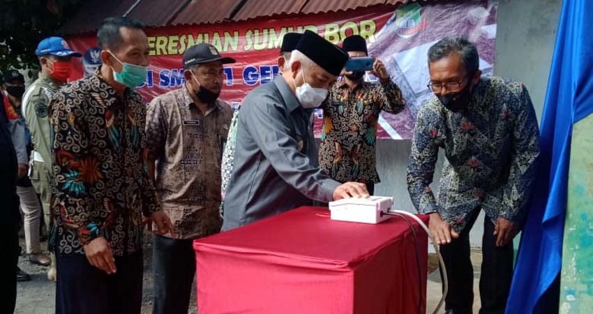 SMPN 1 Gedangan Bangun Sumur Bor Sendiri, Bupati Malang Janji Bantu