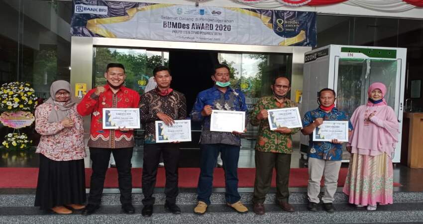 Ke lima BUMDes asal Kabupaten Malang yang dapat penghargaan dalam ajang BUMDes Award 2020 yang digelar dalam rangka Dies Natalis ITS.