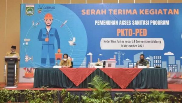 Hadiri Serah Terima Kegiatan Pemenuhan Akses Sanitasi 100 Desa dan Kelurahan, Bupati Malang Apresiasi Keterlibatan Kodim