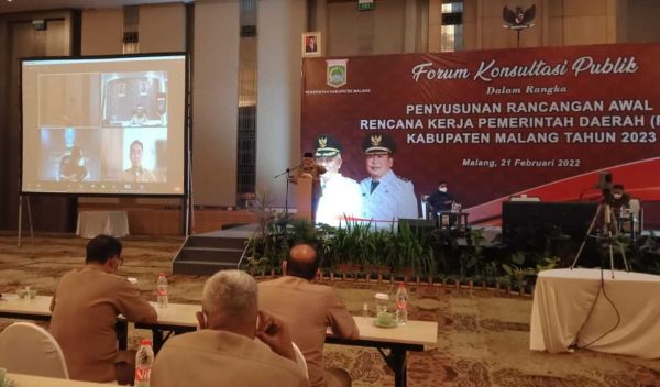 Buka Forum Konsultasi Publik Rancangan Awal RKPD Kabupaten Malang, Bupati Sanusi Ingatkan Tiga Prioritas