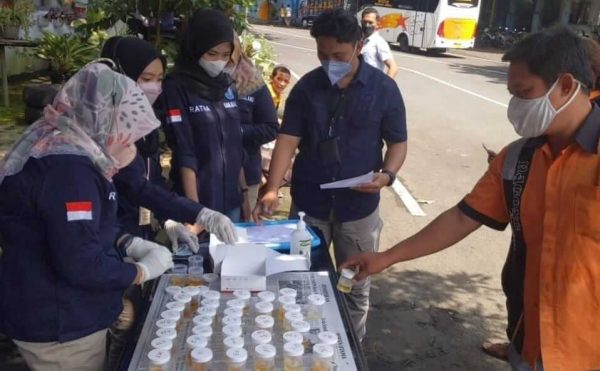 BNN Kabupaten Malang Gelar Tes Urine Sopir Angkutan Umum