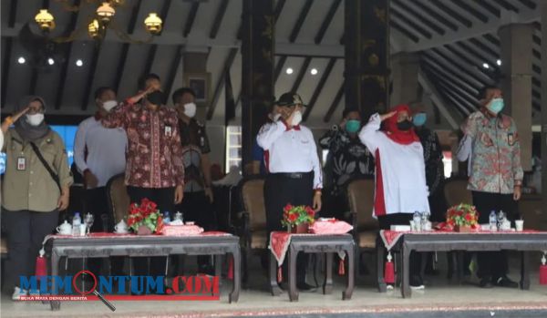 Bupati Sanusi Saksikan Penutupan Latihan Baris Berbaris ASN Pemkab Malang