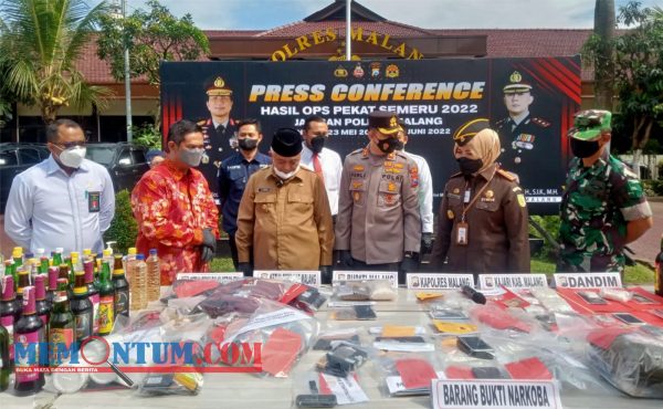 177 Kasus Berhasil Diungkap Polres Malang selama Operasi Pekat Semeru