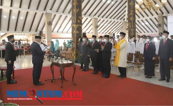 Lantik 10 Jabatan Pimpinan Tinggi Pratama, Bupati Malang Minta Pacu Peningkat Kinerja