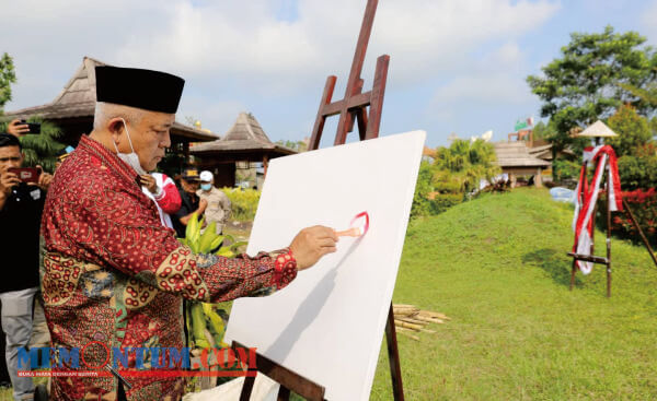 Buka Pameran Seni Rupa, Bupati Malang Dorong Desa Wisata Pujon Kidul Terus Berinovasi