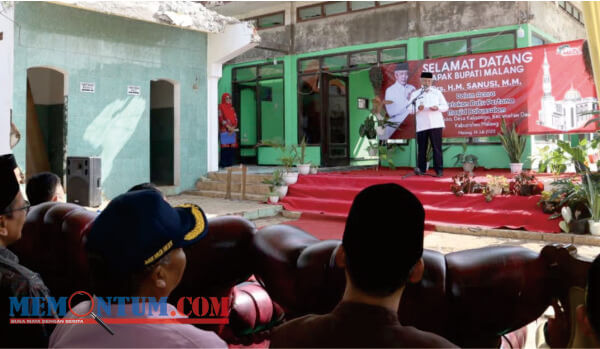 Peletakan Batu Pertama Masjid Babussalam, Bupati Malang Berharap Masyarakat Jaga Kebersamaan