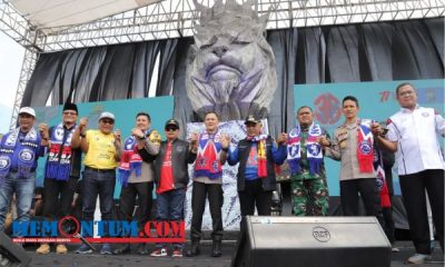 Resmikan Patung Singa Jawara di Stadion Kanjuruhan, Bupati Malang Pesan Loyalitas dan Bijaksana di Bawah Bendera Arema