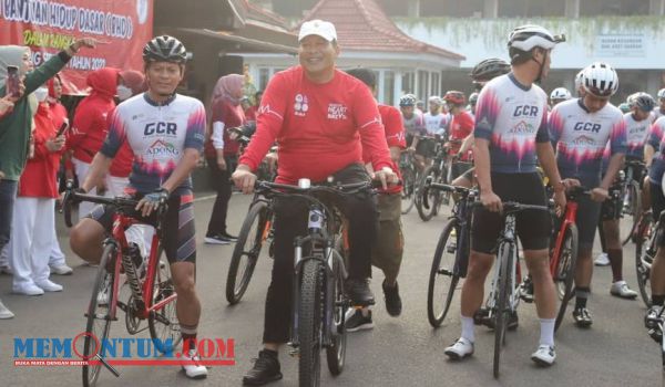 Peringati Hari Jantung Sedunia, Bupati Malang Berangkatkan Indonesia Heart Bike 2022