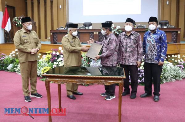 DPRD Kabupaten Malang Paripurna Penandatanganan Nota Kesepakatan Propemperda 2023