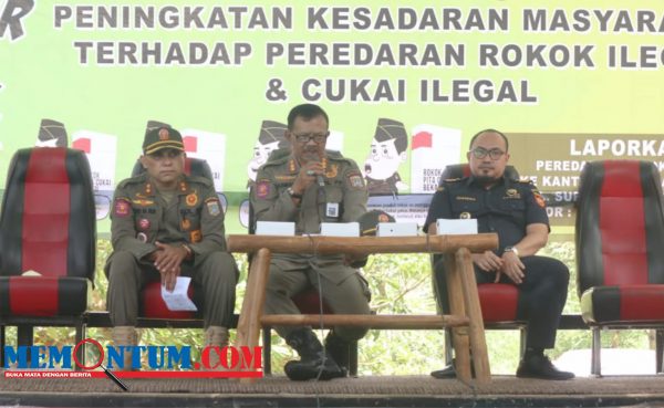 Sosialisasi Gempur Rokok Ilegal, Satpol PP Kabupaten Malang dan Bea Cukai Sasar Komunitas Sound System