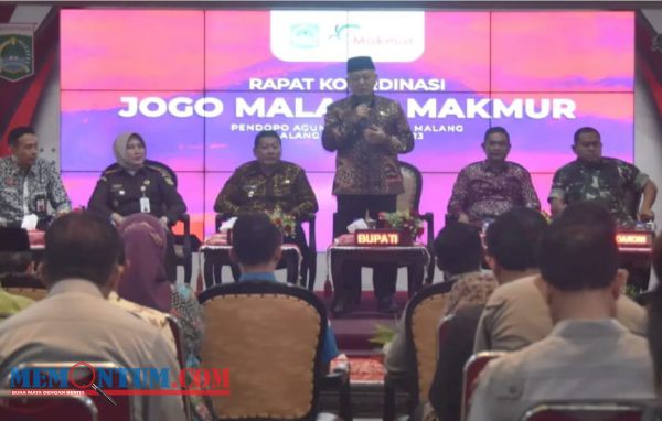 Rakor Jogo Malang Makmur, Bupati Sanusi Ajak Forkopimda Tingkatkan Sinergitas Membangun Kabupaten Malang