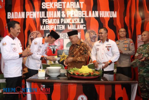 Resmikan Kantor Penyuluhan dan Pembelaan Hukum Pemuda Pancasila, Bupati Malang Apresiasi Upaya Perlindungan Masyarakat