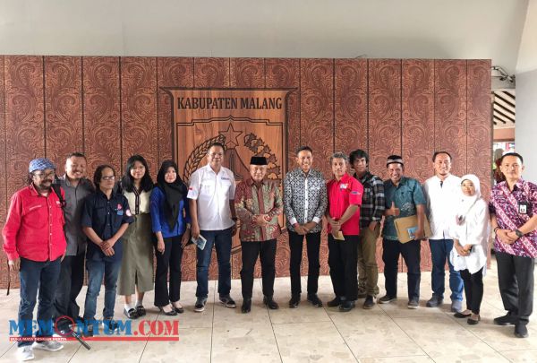 Audiensi Bareng MemoX Group, Bupati Malang Tekankan Penulisan Berita harus Menginspiratif