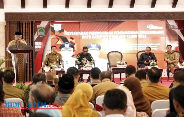 Buka RKPD bersama Bappenas dan Bappeda, Bupati Malang Tekankan Tiga Hal dalam Musrenbang