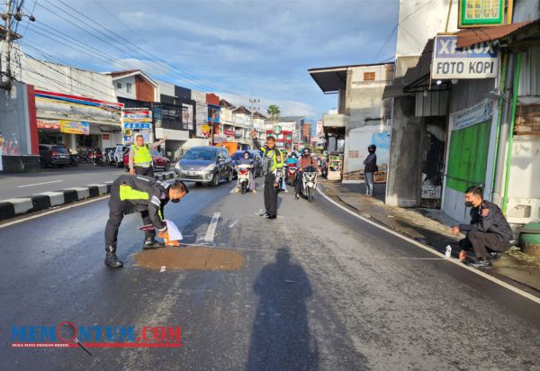 Terserempet Bus, Pengendara Motor Asal Ampelgading Malang Meregang Nyawa