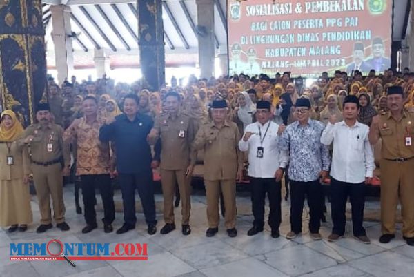 Beri Jaminan Mutu untuk Kualitas Pendidikan Keagamaan, Bupati Malang Buka Pembinaan Calon Peserta PPG PAI