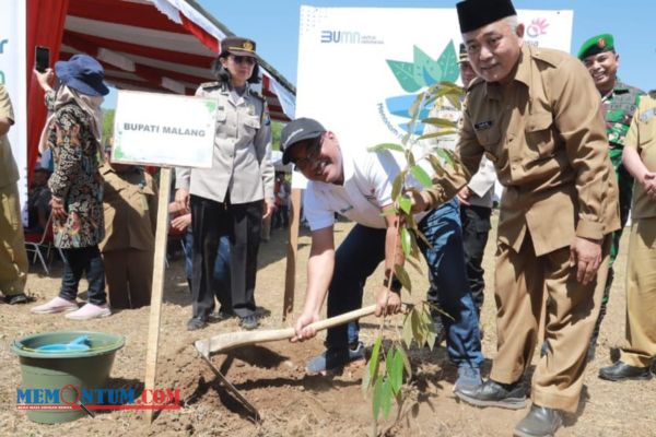 Penanaman Pohon Konservasi Lahan Kritis, Bupati Malang Ajak Masyarakat Lestarikan Lingkungan